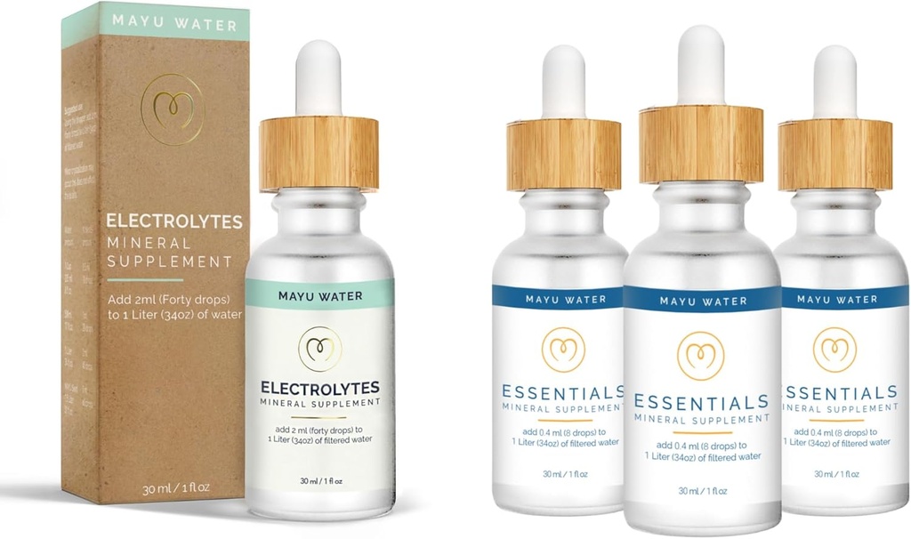 mayu Trace Mineral Drops (3Pack) + Elektrolytvanddråber