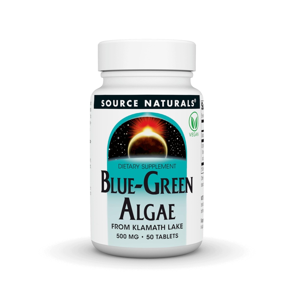 Source Naturals Blue- Green Algae fra Klamath Lake * - 500 mg - 50 tabletter