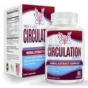 Vein & Leg Circulations Supplement (All- in-1) Sundhedsstøtte med 8 Aktive Ingredienser