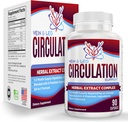 Vein & Leg Circulations Supplement (All- in-1) Sundhedsstøtte med 8 Aktive Ingredienser