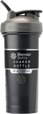BlenderBottle Classic V2 Shaker Flaske Perfekt til Protein Shakes og Pre Workout, 28-Ounce, grå / sort, sort skygge