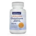 Liposomal Glutathione Non- GMO, Gluten Free 500mg Supplement - Kan give immunforsvar, lever Detox, hjerne sundhed og hjerte sundhed - 60 Glutathione kapsler