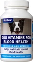 3in1 Blodhjælp, Immunitet & energi til hunde, Jern supplement til hunde, Hjælper med at opretholde blodsundhed, Normal Red Cells Niveauer & Normal Clotting Funktion, 120 tabletter