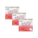 MAPAP Acetaminophen 160 mg Chewable Tablets - Pain Reliever / Fever Reducer - Aspirin Free - Ibuprofen Free - for alderen 2 til 11 - 24 Greve (3 Pack)