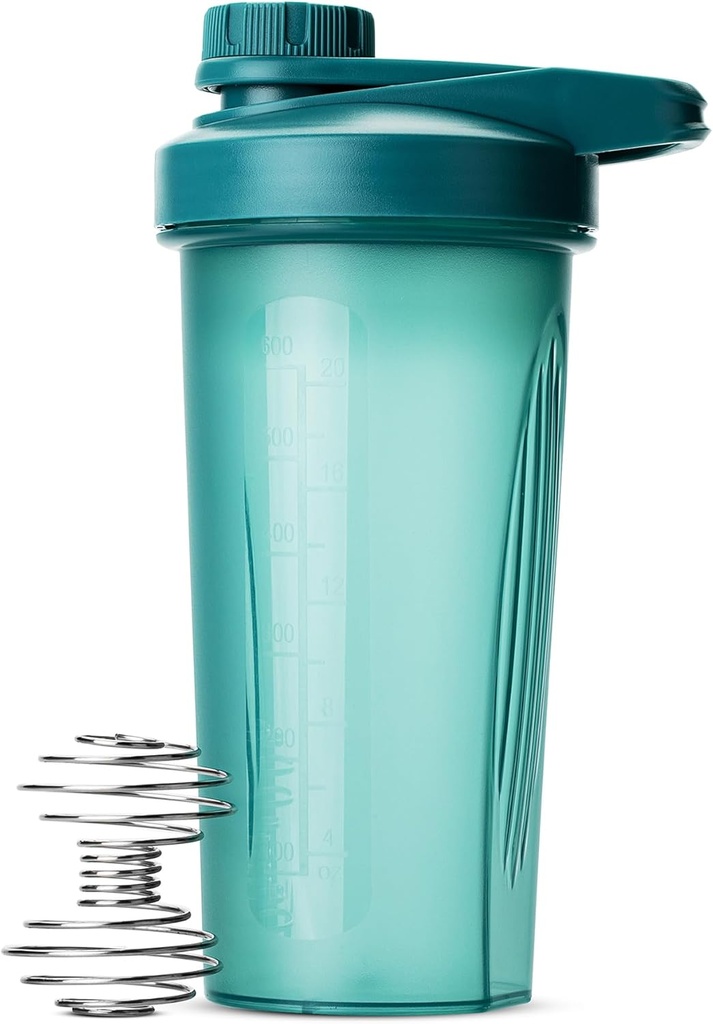 Pen- Shaker Flasker til Protein Mixes med Twist Cap, 28 oz, Protein Shaker Flaske med Wire Whisk Ball, Shaker Cup, Mixer Flaske