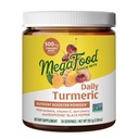 MegaFood Daglig gurkemeje Booster pulver - gurkemeje supplement -med sort peber ekstrakt, Tart Cherry & C-vitamin - Vegan - Made without 9 Food Allergens - 2.08 Oz (30 Servere)