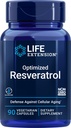 Life Extension Optimeret Resveratrol, 90 vegetariske kapsler