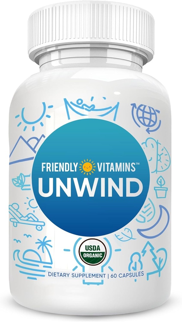 Friendly Vitaminer Organic Mood Support Kapsler