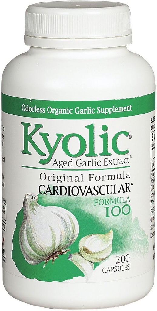 KYOLIC # 100 GAR EXT, YEAST GRATIS, 200 CAP