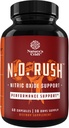 Nitric Oxide Support Pills - Natural Workout Supplement & Execution Enhancer - Boost Energy Strength Recovery Muscle Builder - Pure L- Arginin & L- Citrullin Aminosyrekapsler - af Nacities Craft