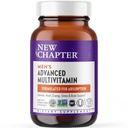 Nyt kapitel Mænds Multivitamin Advanced Formel for Stress, Brain, Immunation, Heart & Energy Support, Højere niveauer af Whole- Food Fermented Essential Nutrients for Men + Selenium + B Vitamin, 120 ct