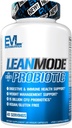 Evolution Nutrition Leanmode + Probiotic, Advanced Probiotic Capsule Supplement, 15 milliarder CFU per servering, fordøjelsesstøtte & Gut Sundhed (40 Servere)