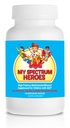 Min Spectrum Heroes Children 's Multivitamin Supplement - Acetyl- l- carnitin, Cholin, Coenzym Q10, Inositol, MSM, MTHF, NAC for Daglig Nutritional Help og Kognitiv Sundhed (150 kapsler)