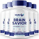 Brain Savior Brain Kosttilskud til hukommelse og fokus kapsler, BrainSavior Advanced Formel Brain Health Support - Maksimal styrke Nootropics Brain- Savior Alle naturlige support anmeldelser (5 Pack)