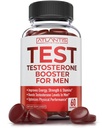 Atlantis Nutrition Testosteron Booster For Mænd Gummies - Male Enhancement, øger energi, & Optimerer fysisk ydeevne Formuleret w / Tribulus, Horny Geat Weed, Saw Palmetto, Maca Root - 60 Gummies
