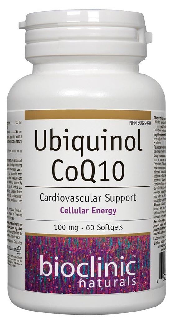 Bioklinik Naturals Ubiquinol Softels, 60 Greve