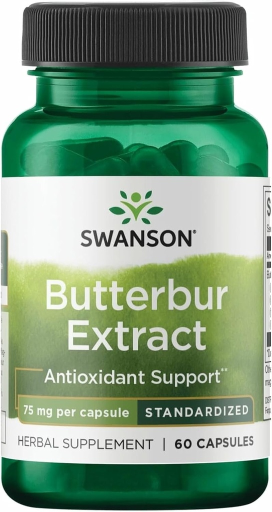 Swanson Butterbur Extract - Standardiseret 75 mg 60 Caps