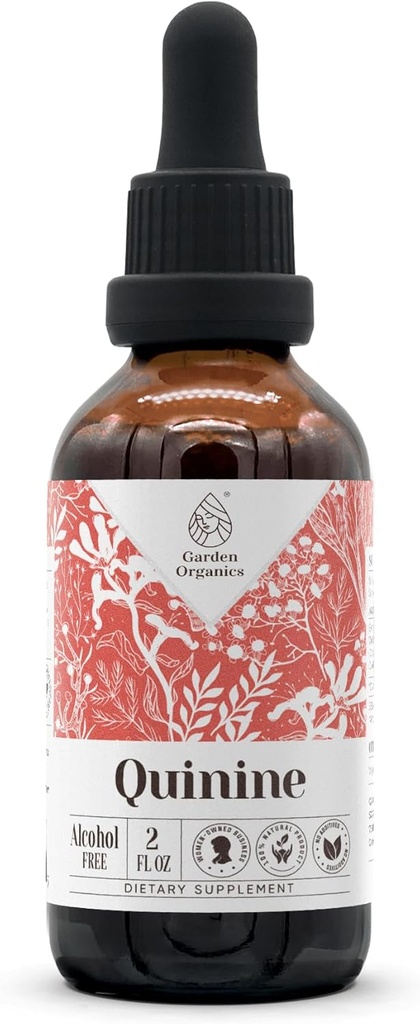 Quinine Alkohol- Free Natural Tincture Extract, Immunsystemet Booster, Flydende dråber Lavet af 100% (2 fl oz)