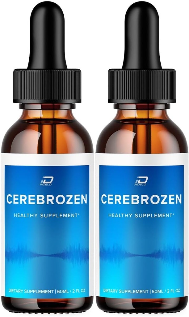 Cerebrozen Tinnitus Ear Drops - Cerebrozen 24, Cerebrozen Liquid Drops, Cerebrozen Anmeldelser, Cerebrozen Drops til Ear Relief (2 Pack - 120 ML)