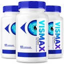 (3 Pack) VisMax Pills - Officiel Formel til at Revive Eye Sundhed, VisiMax Eye Vitaminer, Alle naturlige Herbal supplement til at forbedre og beskytte Øjensyn, Vis Max Vision Support Anmeldelser (180 kapsler)