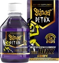 Stinger Detox Buzz 5X ekstra styrke drik - Grape Flavor - 8 FL OZ - 2 Pack