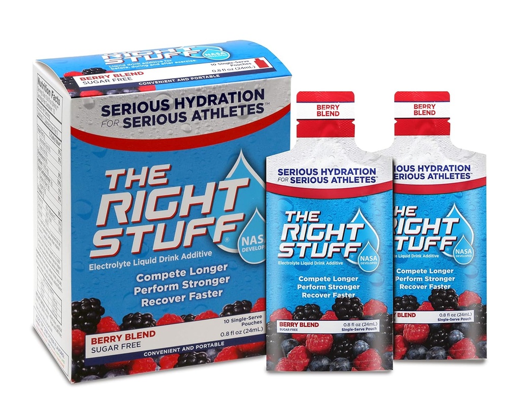 Den rigtige ting Electrolyte Drikke Koncentrat - 10 Pouch Box - Berry Blend