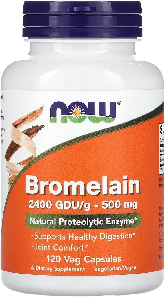 Bromelain 2400 GDU / g 500 mg 120 vcaps