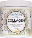 Grow Young Fitness Collagen Protein - Vanilla, Promodes Skin, Bones, Joints, Vægttab, Sugar Free (12.41 oz) (1 Pack, 20 Servering)