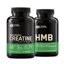 Optimum Nutrition Unflavored Creatin Monohydrat 100 Kapsler Bunded med Optimum Nytning HMB 90 Kapsler