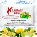 Krampade Fiber Supplement Elektrolytes Powder - 9g Prebiotic Fiber + 2000mg Kalium Supplement + Magnesium Note 124; Cramp Relief