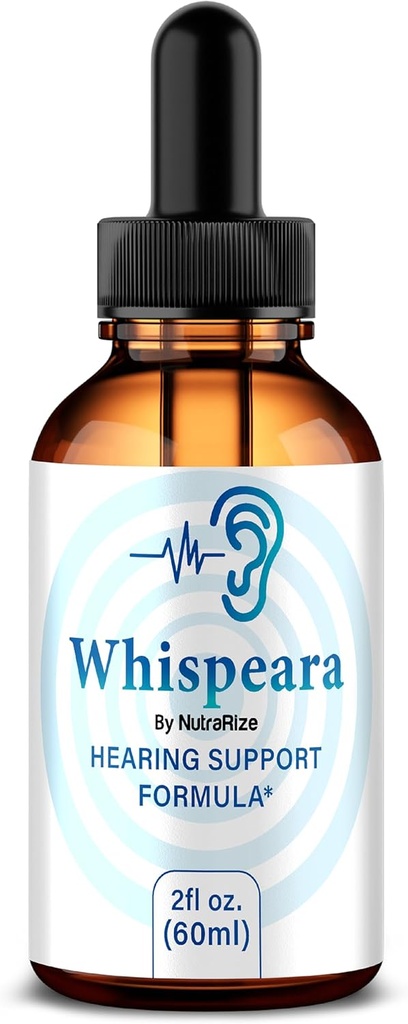 Whispeara Drops - Officiel Whispeara til støtte sund hørelse, fokus og ydeevne, Alle naturlige Whispeara hørelse støtte Formel, Premium Whispeara Gotas anmeldelse (30 Servere)