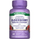 Nature 's Truth Elderberry Immuncomplex 124; 60 tyggetabletter