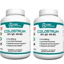 Hybrid Nutracatic Bovine Colostrum Supplement - Muscle Building - immunforsvar - Kraftig fordøjelse - Lactoferrin Supplement (240 Colostrum Kapsler - 500mg - 30% IgG) (2)