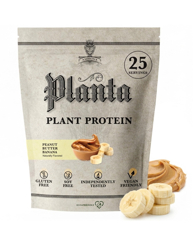 Ambrosia Planta - Premium Plant- baseret protein (Peanut Butter Banana)