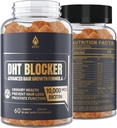 DHT Blocker Gummies Hårvækst Supplement, Super Potence Saw Palmetto & Biotin 10000 mcg for kvinder & mænd, Plus 12 Proprietary Blend - Forebyg hårtab, Blocking DHT Receptorer, Hormonal Balance
