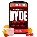 PROSUPPS Mr. Hyde Signature Pre Workout Pulver med Creatin, Beta Alanine & Koffein - Performance, Energy & Endurance - Ren Fitness & Gym Kosttilskud til mænd og kvinder (Fruit Punch, 60 Servering)