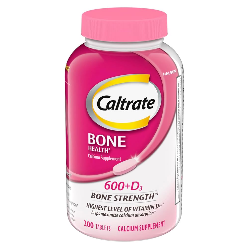 Caltrat 600 Plus D3 Calcium- og D- vitamintilskud, bentilskud til voksne - 200 Tæl
