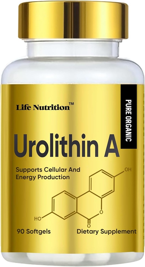 90 Count Softgells 1000MG Urolithin A +, Advanced Cellular Health & Vitality, Made in USA