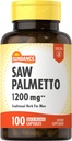 Sundance Vitamin Saw Palmetto 1200 mg - 100 kapsler, pakning med 2 stk.