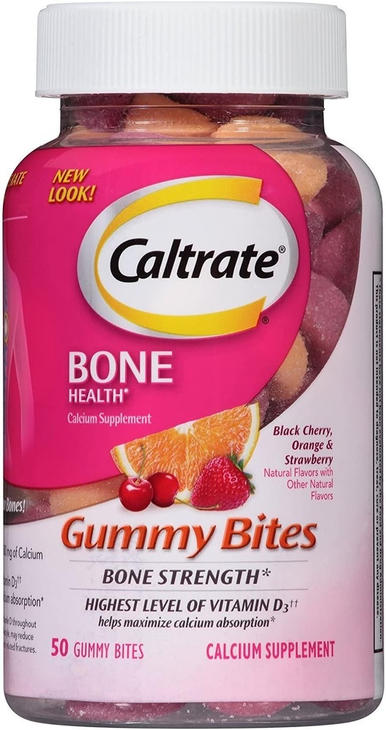 Caltrate + d Gummy Bites Størrelse 50 Ct Caltrate + d Gummy Bites 50