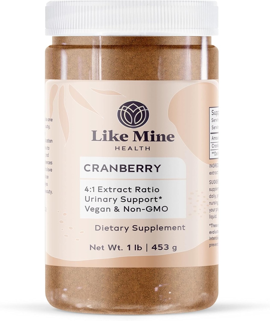 Ligesom mine Cranberry Extract Powder (1 LB) Vegan & Non- GMO, 4: 1 Extract Ratio