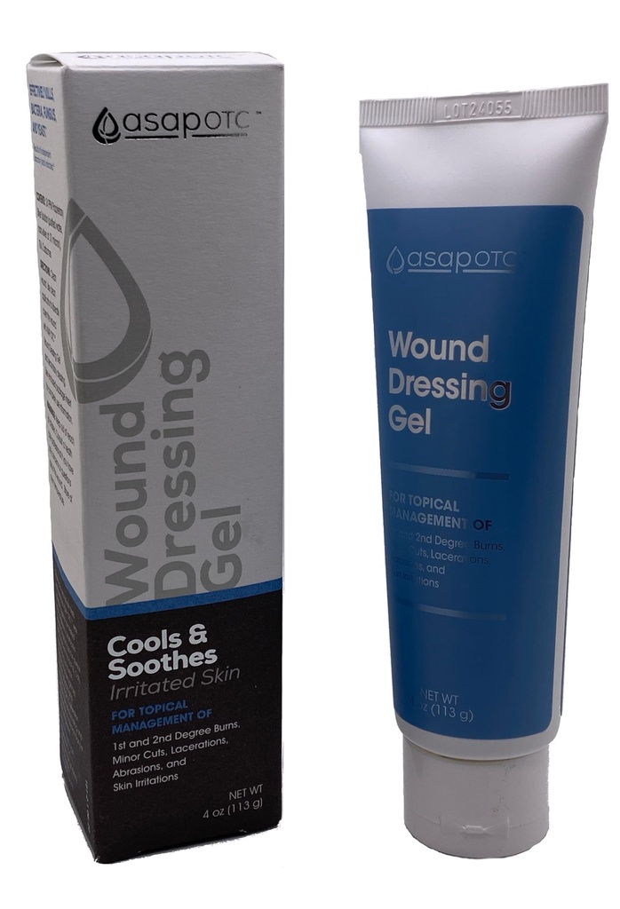 ASAP OTC Wund Dressing Gel by American Biotech Labs against 124; SilverSol Ag against O against 24 ppm Healing & Linding Gel against 124; 4 Oz