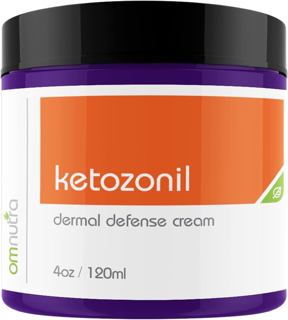 Ketozonil Organic Based Dermal Defense Cream - 4OZ OTC Jock Itch Cream Atleter Foot Treatment