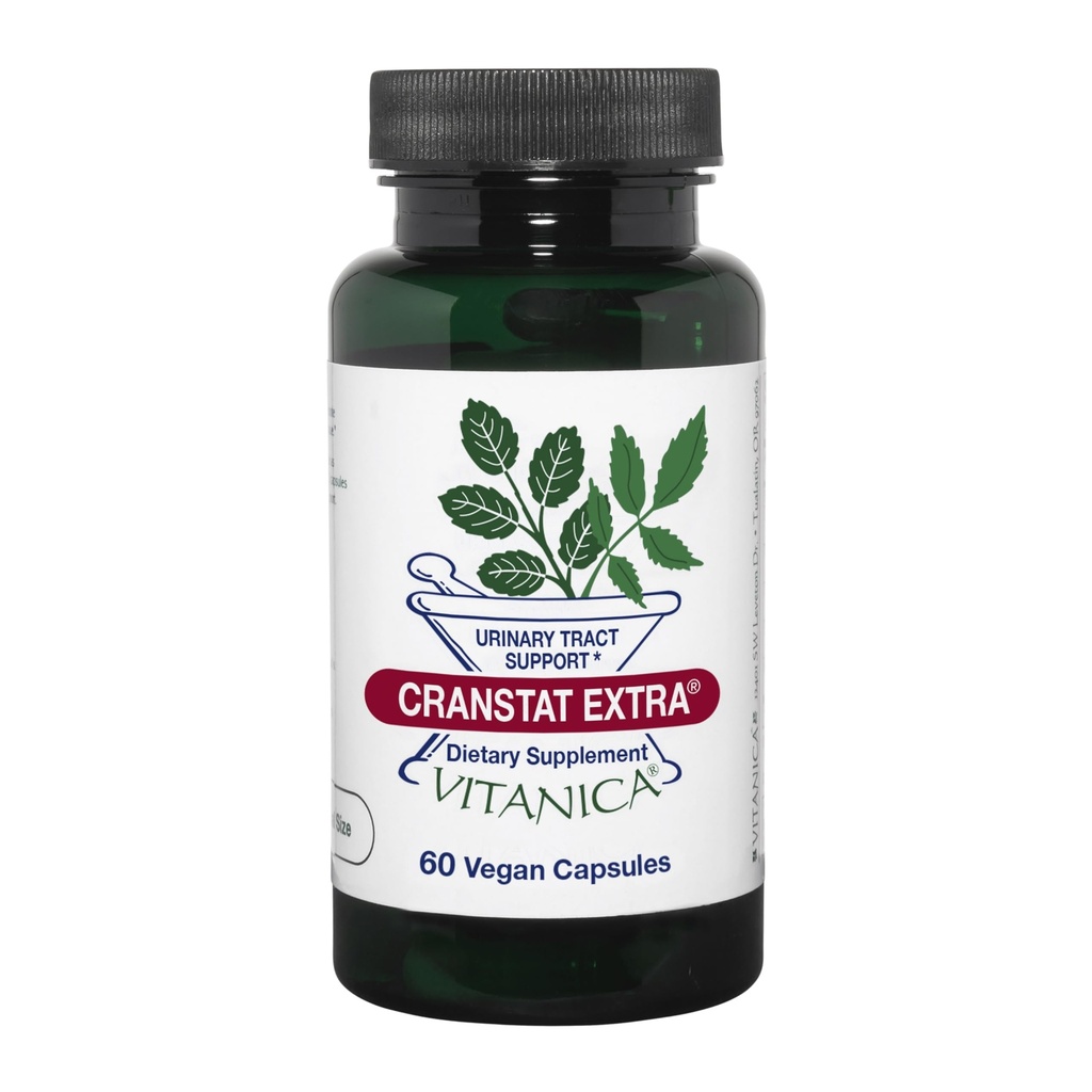 Vitanica Cranstat Extra, urinveje, Vegan, 60 kapsler
