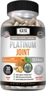 Kaya Naturals Platinum Mobilitet Gurkemeje - Bioperine, Glucosamin, Gurkemeje med Boswellia, Sund Naturlig Mobilitet Support, Gurkemeje 1334mg - 30 Kapsler
