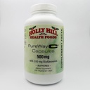 Holly Hill Health Foods, PureWay- C 500 MG med 100 MG Bioflavonoider, Buffered, 240 Vegetarkapsler (8 måneders forsyning)
