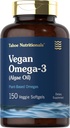 Carlyle Vegan Omega 3 Supplements124; 150 Softgels Shuttle 124; fra Algae Oil Shuttle 124; Non- GMO & Gluten Free Shuttle 124; af Tahoe Nutritionals
