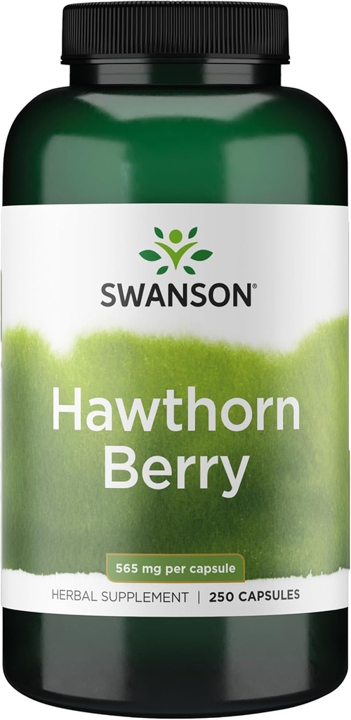Swanson Hawthorn Berry - Antioxidant, Circulation Support (250 Capsules, 565 mg Each)