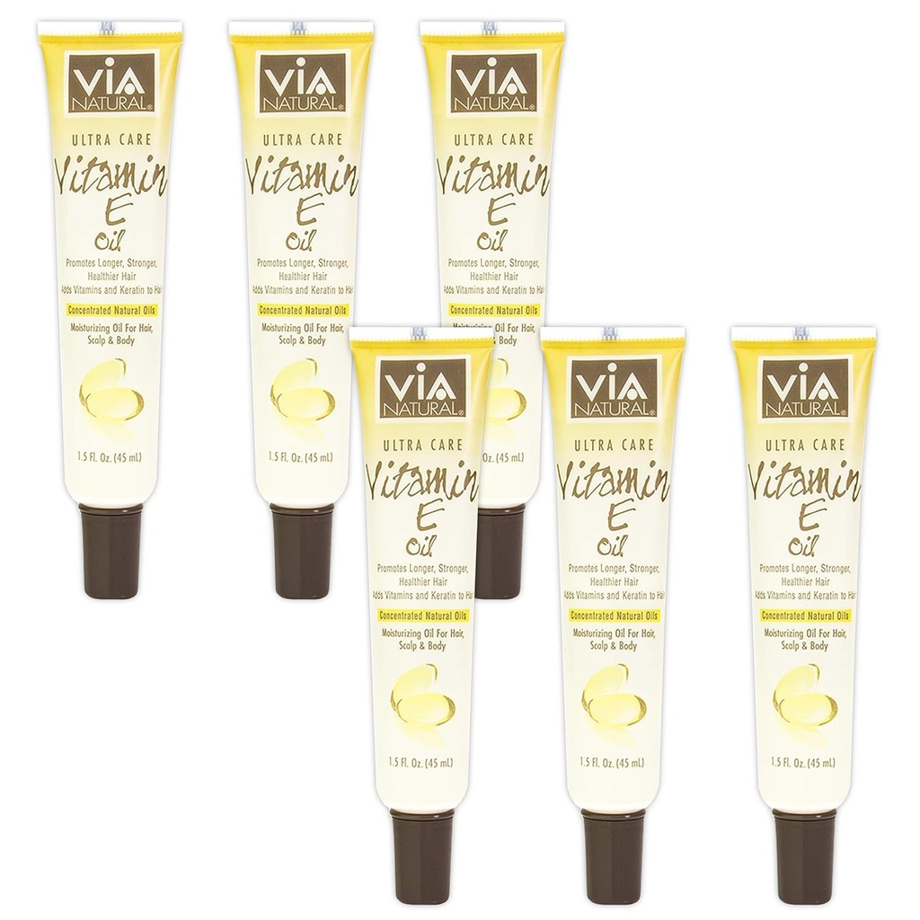 (PAKNING 6) Via Natural Ultra Care Olie- Vitamin E (1,5 oz)