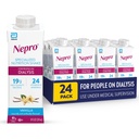 Nepro Nutrition Shake for People on Dianalyse, 19g Protein, 420 Kalorier, Vanilla, 8 fl oz, Pack of 24